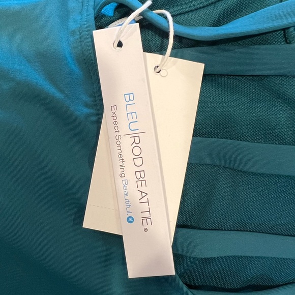 Bleu Rod Beattie Lace Down One Piece Swimsuit in Oceanside (12) - Picture 7 of 8